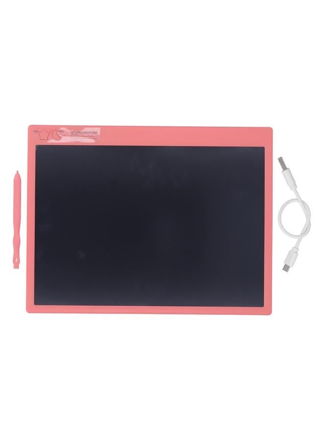 NIBEMINENT Electronic Writing Tablet Colorful Children Drawing Pads Educational Toys with Pen for Boys Girls Kids Pink  - Image 1