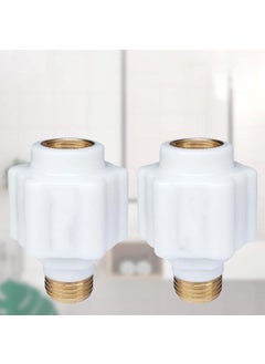 MOKPRO MOKPRO Electric Water Heater AntiElectric Wall Universal Block AntiLeakage Accessories Big White Brass Connector Household Firewall Universal Connector Water Purifier Accessories  - Image 3