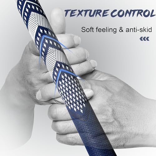 Geoleap Golf club Grip Set of 13- Soft Reduce Taper Design Provides High Traction and Performance,13 golf Grips with 15 Tapes or with All Repair Kits for Choice. (Standard, Navy-Pro Kit(13 Grips with All Repair Kits)) - Image 3