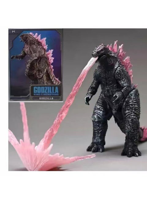 Wholesale/generation Of Nuclear Energy Injection Godzilla Red Lotus Movie Version Of The King Of Monsters Can Be Hand-made Model Toys-Color:Pink-backed Godzilla Breath Warship ]