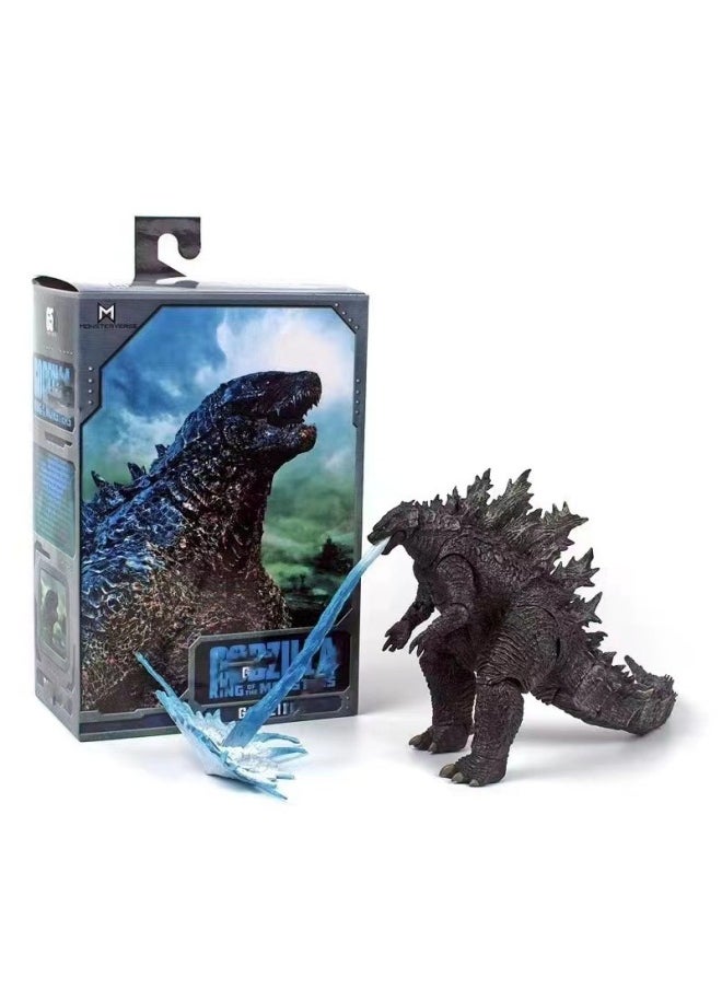 Wholesale/generation Of Nuclear Energy Injection Godzilla Red Lotus Movie Version Of The King Of Monsters Can Be Hand-made Model Toys-Color:Pink-backed Godzilla Breath Warship ]