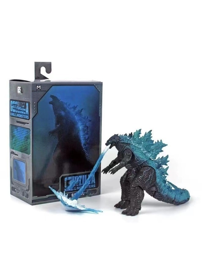 Wholesale/generation Of Nuclear Energy Injection Godzilla Red Lotus Movie Version Of The King Of Monsters Can Be Hand-made Model Toys-Color:Pink-backed Godzilla Breath Warship ]