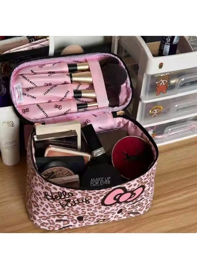 سانريو حقيبة مستحضرات تجميل هيلو كيتي حقيبة مكياج لطيفة  - Image 3