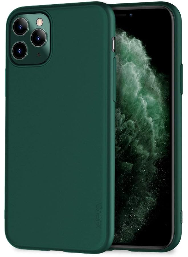 إكس ليفيل جراب هاتف iPhone 11 Pro Max رفيع للغاية من مادة TPU الناعمة ذات السطح غير اللامع جراب هاتف خفيف الوزن وواقي خلفي كامل للنساء متوافق مع iPhone 11 Pro Max مقاس 6.5 بوصة إصدار 2019 - Image 1