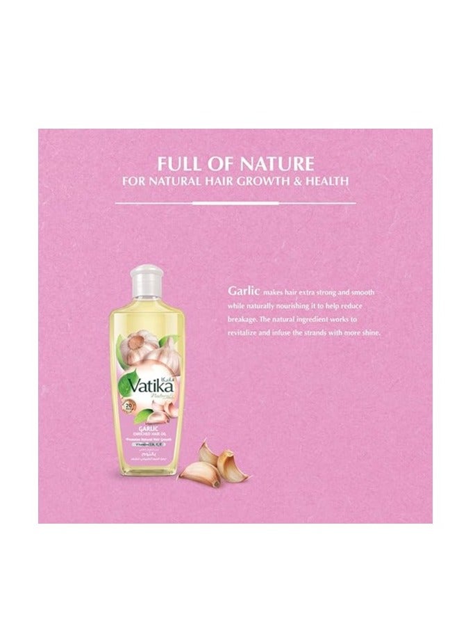 VATIKA Naturals Garlic Enriched Hair Oil 200 ml - Image 2