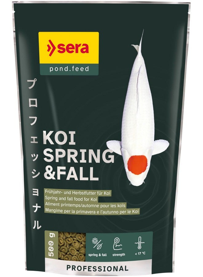 سيرا طعام الحيوانات الأليفة sera 7011 KOI Professional للربيع/الخريف، 1.1 رطل، 500 جرام، مقاس واحد - Image 1