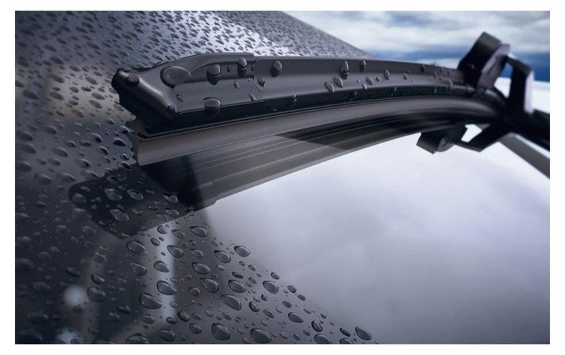 سوبر ويبر ريشة مساحة عالية الأداء لجميع الأحوال الجوية، ملامسة فائقة لزجاج مقدمة السيارة، تقنية المسح خالية من الخطوط 22 انش - فردي - Image 1