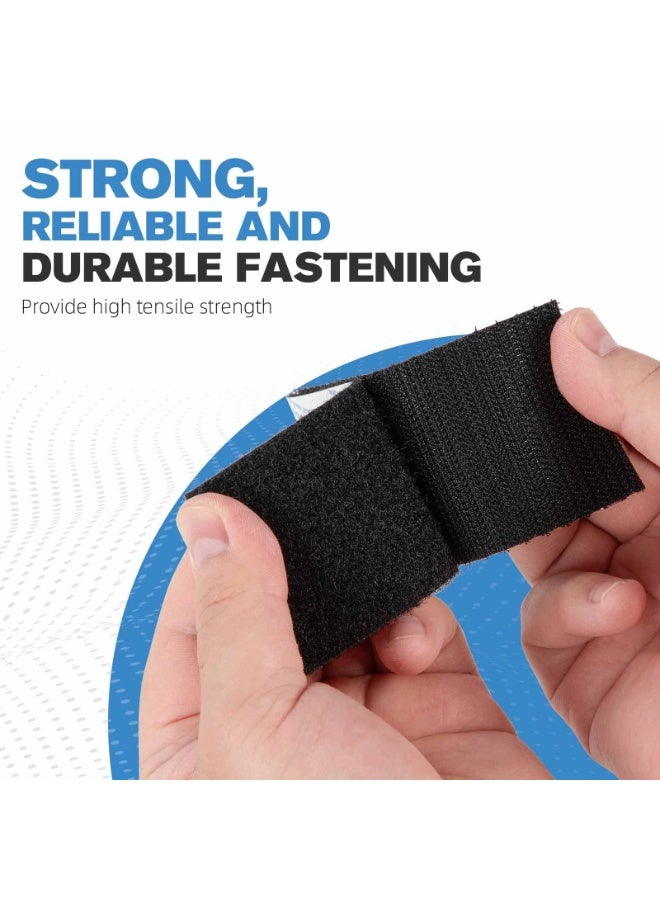 أوشيما 2PCS فيلكرو الشريط 3m × 25mm ، ثقيلة الوظائف الذاتية اللاصقة التشابك الشريط نايلون قوي تركيب الشريط ، خطاف اللاصق الذاتي وشرائط حلقة التشابك نايلون نسيج المثبت للحرف DIY المنزل المنظمة - Image 2