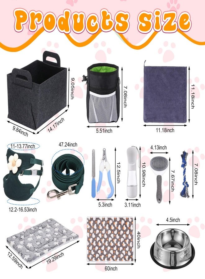 Abbylike 50 Pcs Puppy Starter Kit for Small Dogs Essentials Includes Leash, Bowls, Teeth Brushes, Water Bottle, and More Puppy Accessories for Dogs Welcome Gift Supplies(Black) - Image 4