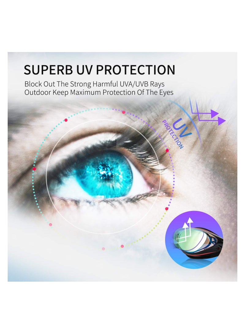 Nearsighted Swim Goggles for Adults and Youth - Anti-Fog, UV Protection, No Leaking, Optical Shortsighted Swimming Goggles for Men and Women. - Image 5