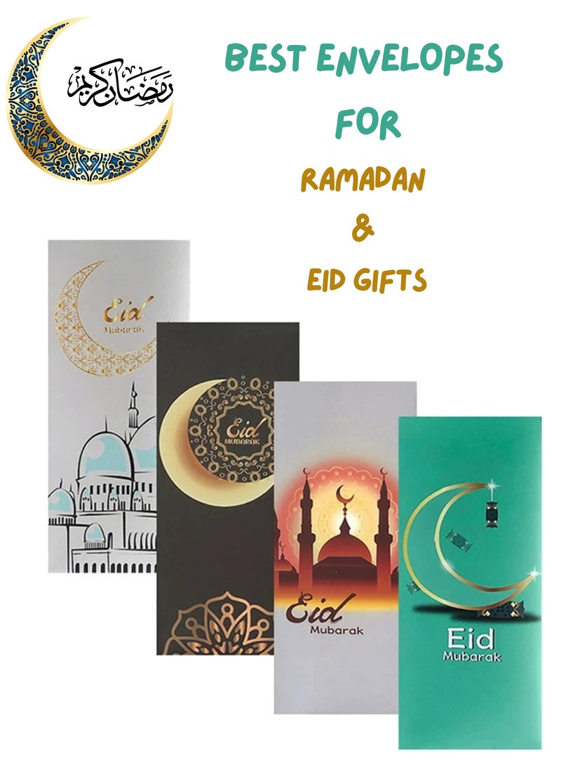 The BZ Company Eid Envelopes - ( Pack of 6 ) Eid Money Envelopes - Eid Mubarak Envelopes - Ramadan Mubarak Envelope - Eidi Lifafa - Islamic Festival Envelope  - Image 4
