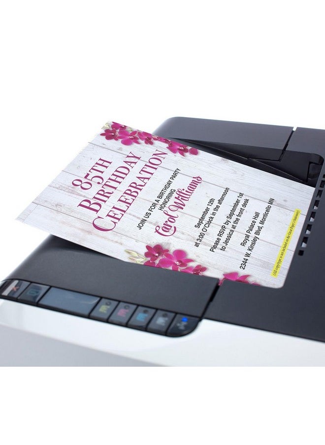 Great Papers! Great Papers! Elegant Orchid Letterhead, for Invitations, Announcements and Personal Messages, Printer Friendly 8.5" x 11", 50 Pack (2023070)  - Image 5