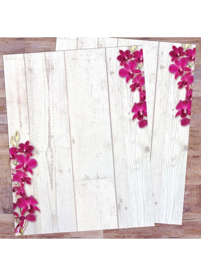 Great Papers! Great Papers! Elegant Orchid Letterhead, for Invitations, Announcements and Personal Messages, Printer Friendly 8.5" x 11", 50 Pack (2023070)  - Image 3
