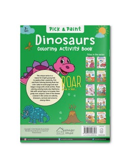 Wonder House Books Pick And Paint Coloring Activity Book For Kids: Dinosaurs  - Image 2