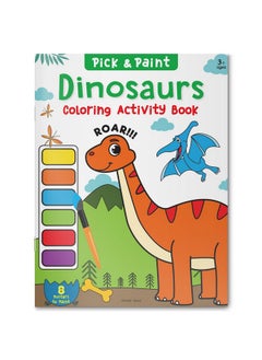 Wonder House Books Pick And Paint Coloring Activity Book For Kids: Dinosaurs  - Image 1