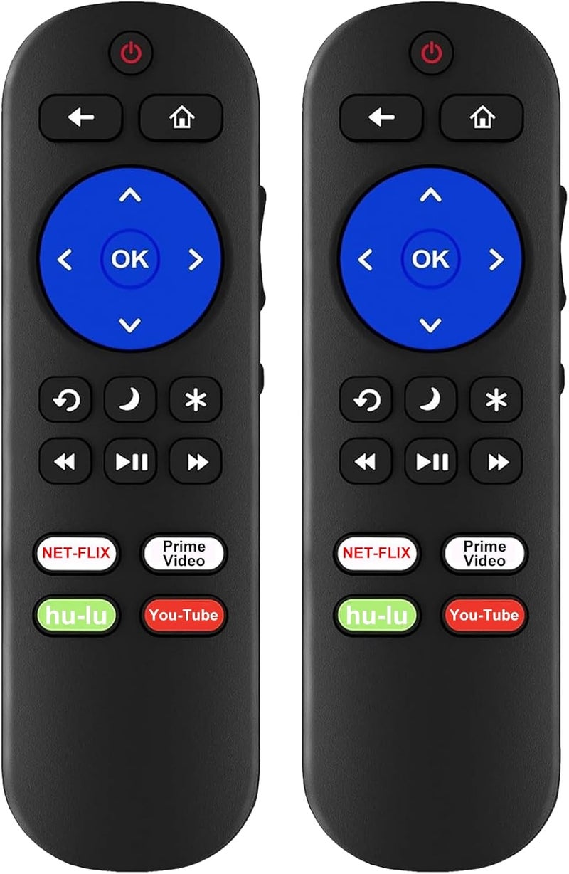Yimaut Replacement for All Roku TV Remote, Universal for Hisense Roku/TCL Roku/Onn Roku/Element Roku/Sharp Roku/Haier Roku/Hitachi/LG/Sanyo/JVC/Magnavox/RCA/Philips/Westinghouse Roku Series Smart TV - Image 1
