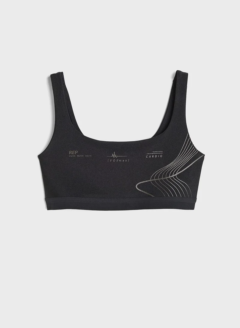 H&M Knitted Sports Bra
