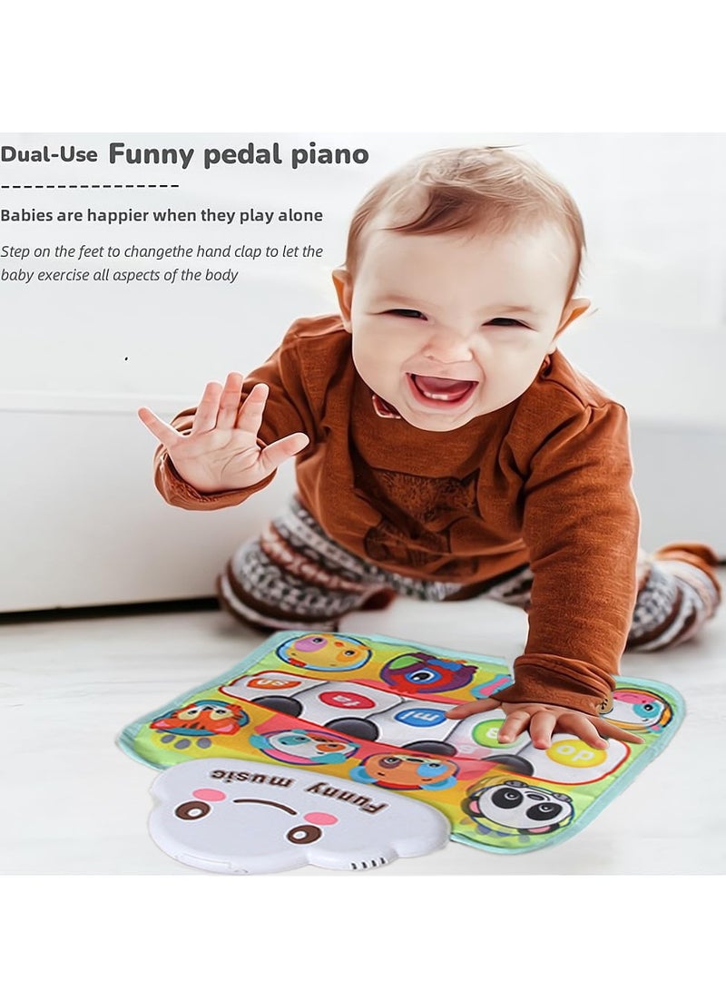 XiuWoo 4-in-1 Baby Activity Center, Adjustable Height Baby Jumper, Learning Desk, 360° Rotating Kide Play Table, Baby Feeding Table, Babies Bouncer, Baby Walkers with Interactive Education Toys, Musical Pad  - Image 4