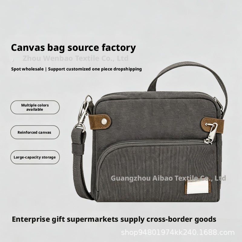 Men's Multifunctional Anti-Theft Crossbody Sling Bag - Image 1