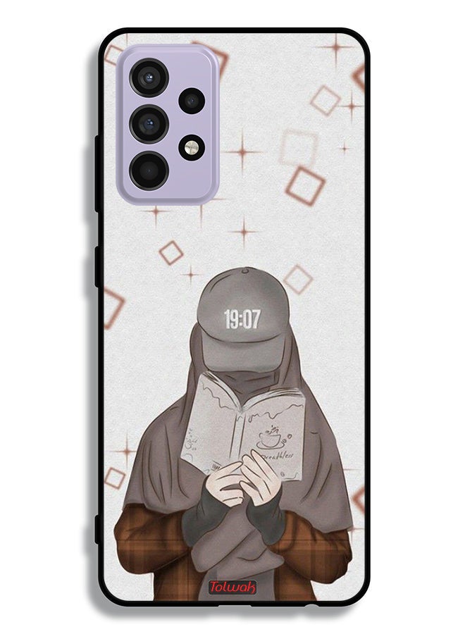 Tolwak Samsung Galaxy A52 5G Protective Case Cover Girl Reading Art - Image 1