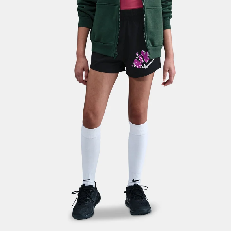 نايكي شورت ون دراي فت ووفن جرافيكس للأطفال