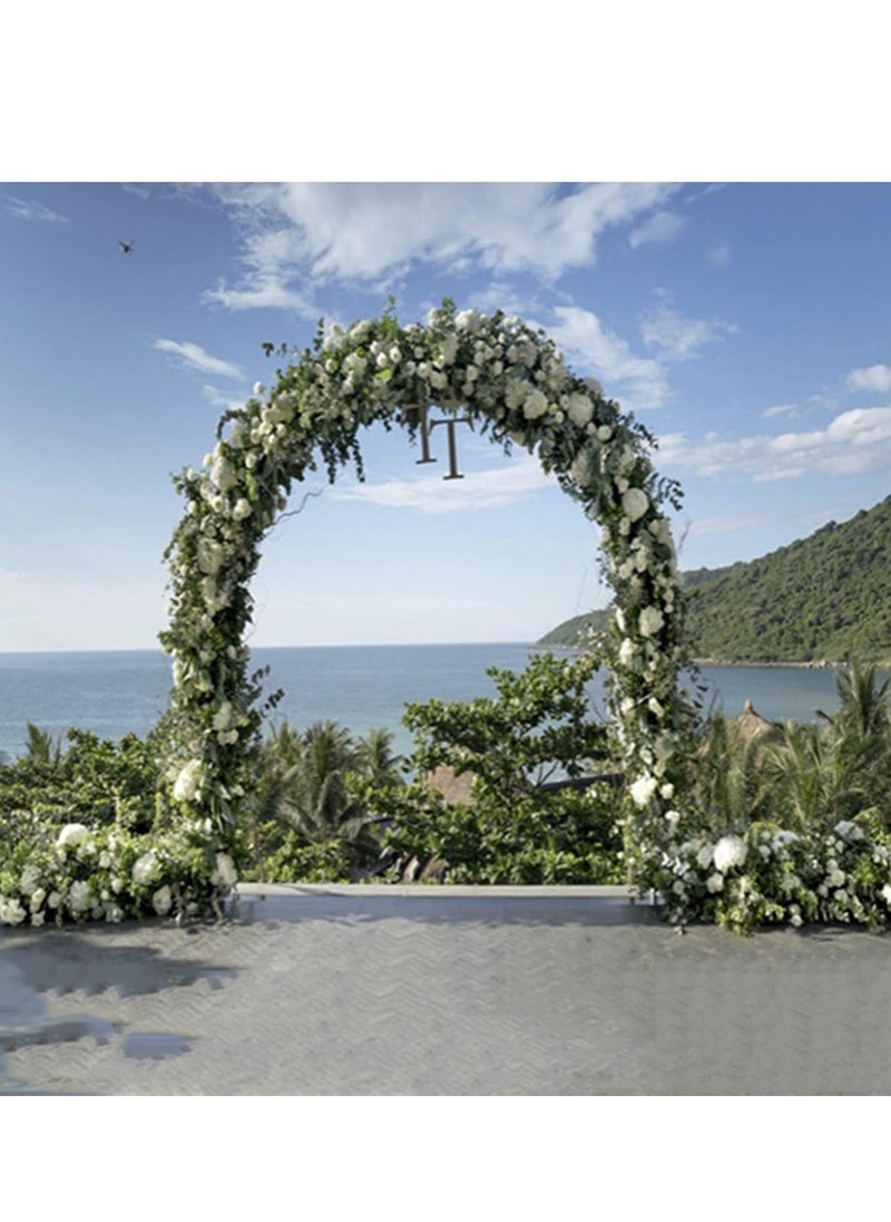 Garden Arch Trellis Dark Green Iron Arbor Courtyard Arbor Trellis for Various Climbing Plants Rose Outdoor Archway Wedding Ceremony Party