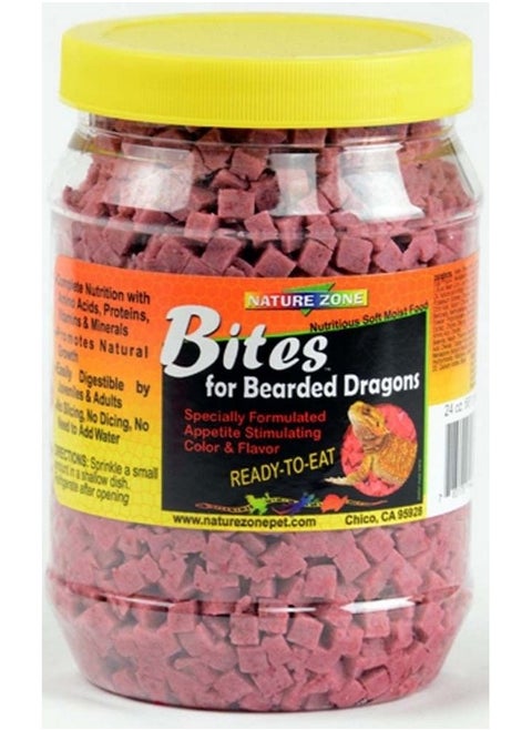 Nature Zone Nutri Bites for Bearded Dragons 24 oz - Pack of 2