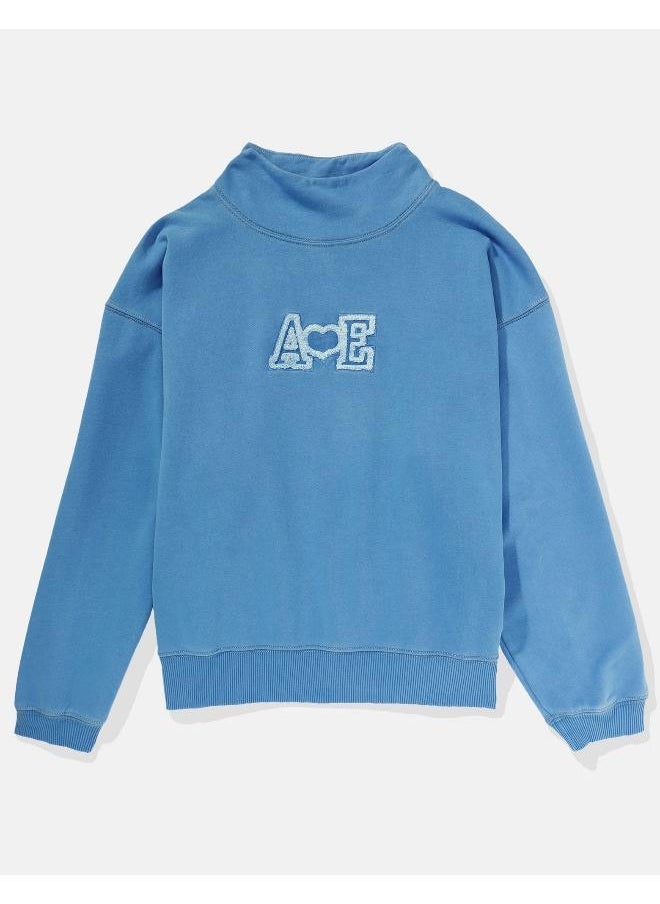 AE Mock Neck Logo Sweatshirt - pzsku/Z98533EE7E5BC670E2DCDZ/45/_/1741071316/8bf7f7f2-bf03-4c79-a434-2b91ff22a1d5