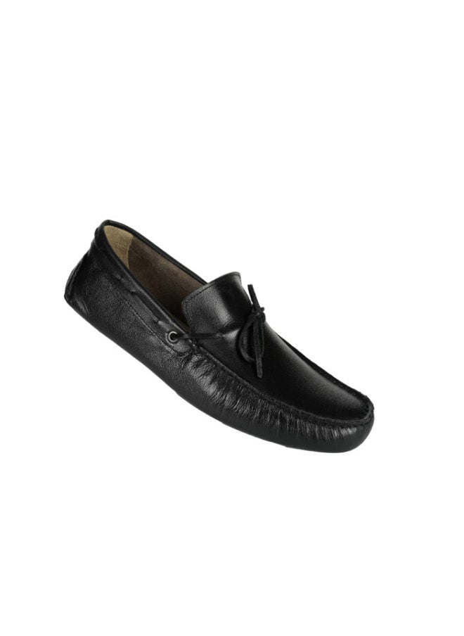 DEMOCRATA - 032-118 Democrata Mens Casual Boat Shoes Shoes 074137-029 Black - Image 1