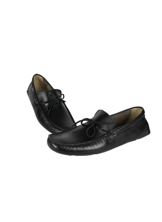 DEMOCRATA - 032-118 Democrata Mens Casual Boat Shoes Shoes 074137-029 Black - Image 1