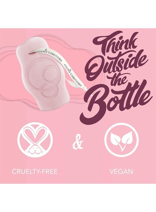 FOAMIE Natural Hair Conditioner Bar Soap-Free, Solid Conditioner for Dry & Damaged Hair, Repair Conditioner Hibiscus Plastic Free, Cruelty, Paraben and Sulfate Free - Image 5