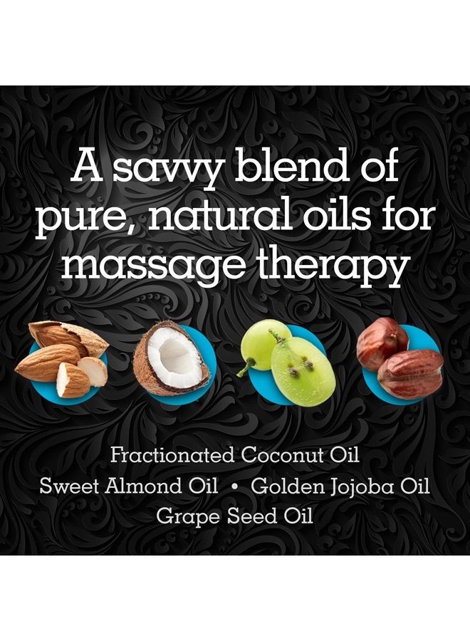 Skinsations زيت تدليك الجسم - فانيليا 16 أونصة | مزيج صالح للأكل من زيت اللوز الحلو، زيت جوز الهند المFractionated، زيت بذور العنب، زيت الجوجوبا مع رائحة فانيليا جذابة، هدية زيت الجسم له ولها - Image 2