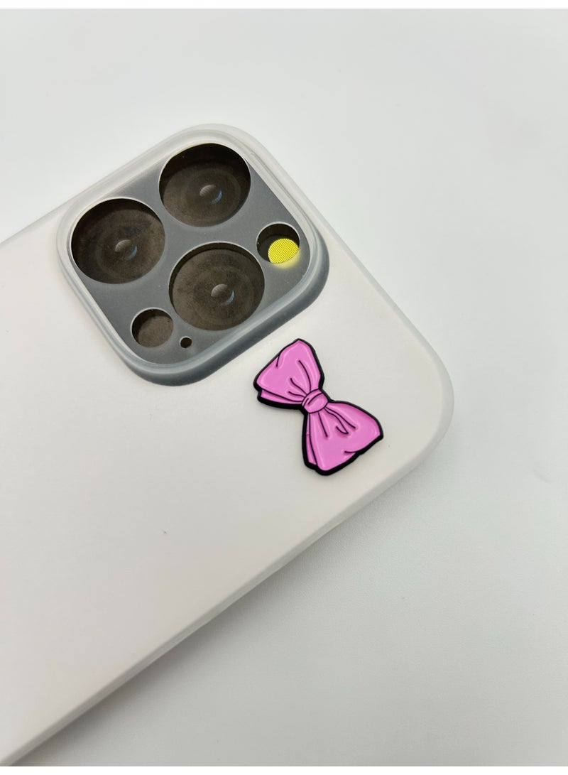Hello Kitty 8 pieces of Metal stickers - MAIN CHARACTER ENERGY logo GIRL MATH Calculator and Hello Kitty logo and Heart logo and Daisy Flower logo and Luxury Handbag and Sweet Text logo Hair Bow logo- Premium Quality Metal for Mobile, Laptop, Backpacks and more. - Image 2