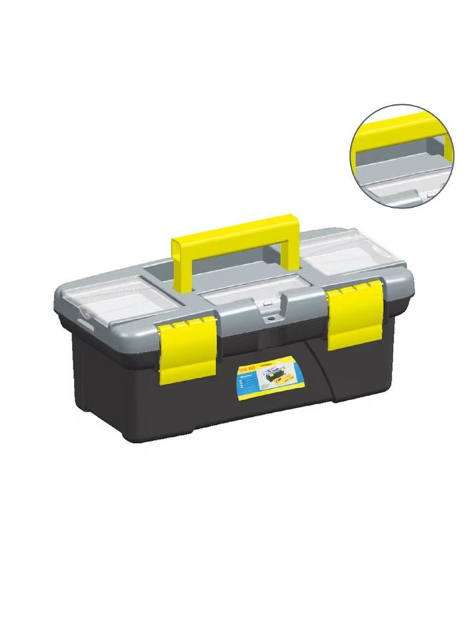 فكسر صندوق أدوات فيكسير عالي التحمل متعدد المقصورات مع غطاء منظم - تخزين محمول للأدوات والملحقات - Image 5