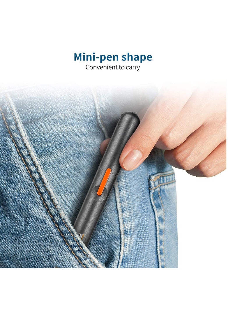 Generic Nose Trimmer Electric Ear Hair for Men and Women Rechargeable Edge Painless Trimming Mini Shaves Neck Hairs eyebrows sideburns Silver  - Image 5