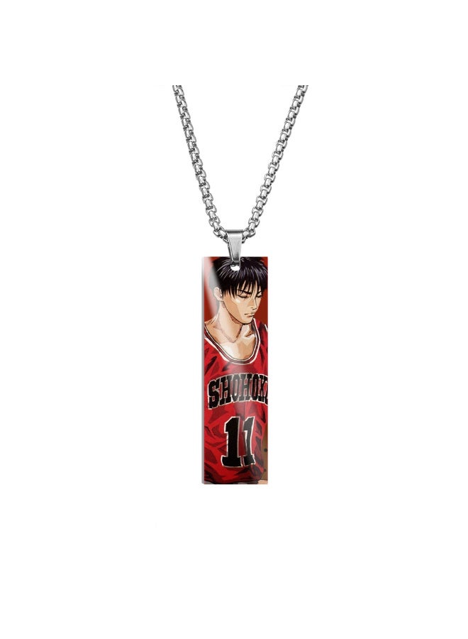KUYING New Slam Dunk Long Stainless Steel Necklace  - Image 1