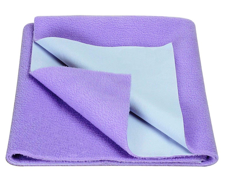 BCARE New Born Baby Boys Girls Waterproof Bed Protector Just Dry Sheet Massage Mat Infant Toddlers Babies Kids 012 Months Pack of 1 Light Purple - Image 1