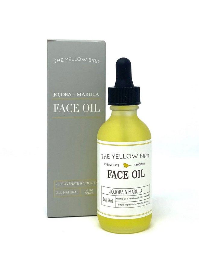The Yellow Bird Yellow Bird Nourishing Face Oil All Natural Hydrating Anti Aging Facial Serum Includes Jojoba Marula Primrose & Rosehip For Restoring Skin - Image 1