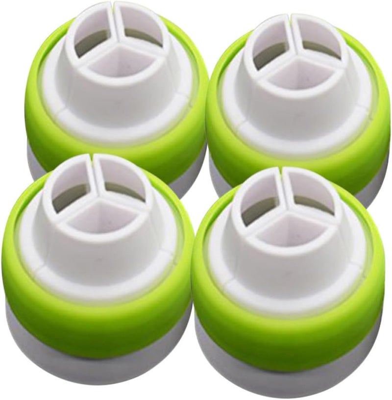 4-Pack Large Piping Tip Couplers for Icing Nozzles Sturdy Nozzle Converter for Cake Decorating Easy Attachment and Swapping Compatible Russian Piping Tips - Image 1