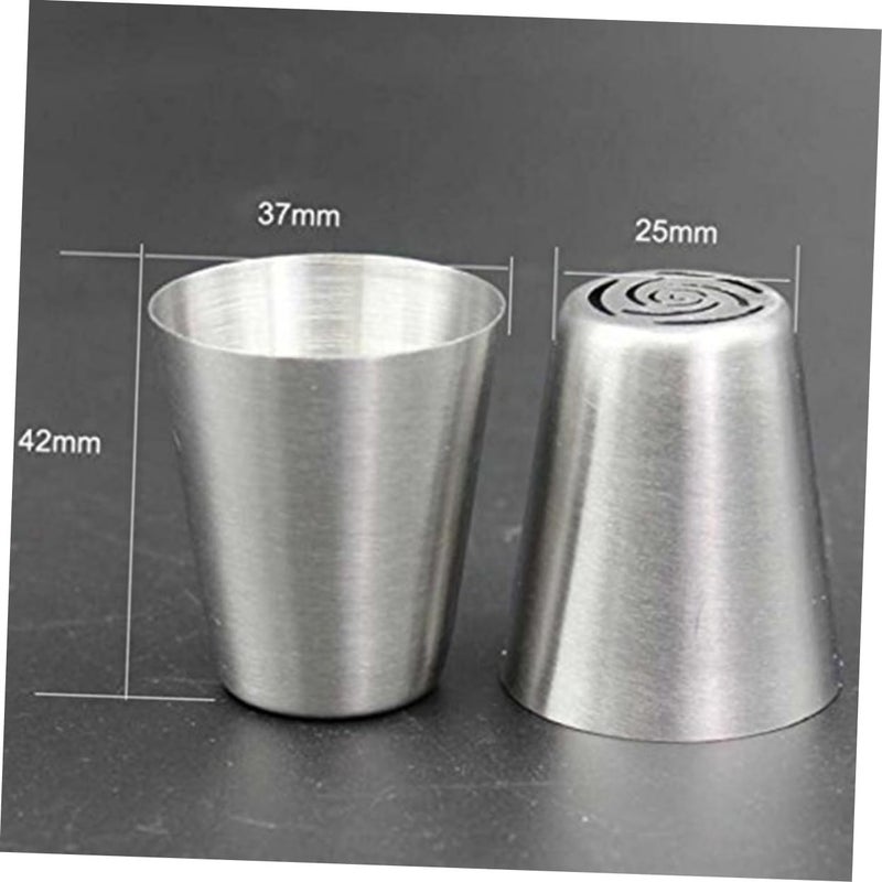 4-Pack Large Piping Tip Couplers for Icing Nozzles Sturdy Nozzle Converter for Cake Decorating Easy Attachment and Swapping Compatible Russian Piping Tips - Image 4