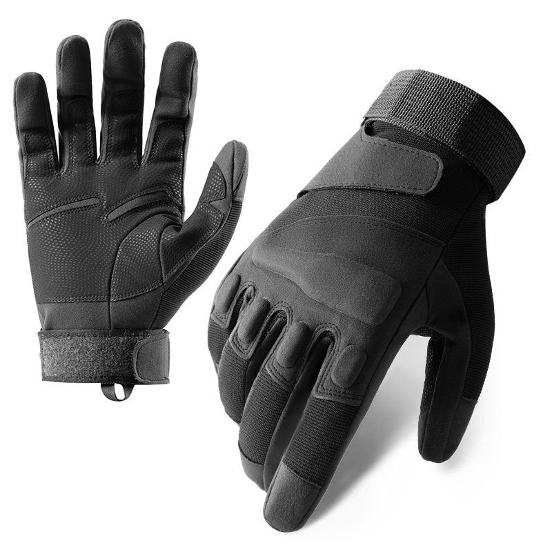 Tactical Gloves Z908 Touchscreen Long Finger Protective Gear Z906 Black 