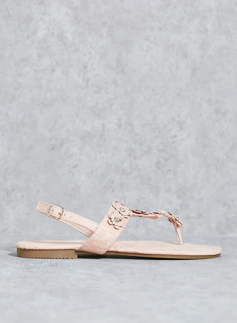Girl Hood One Strap Flat Sandal