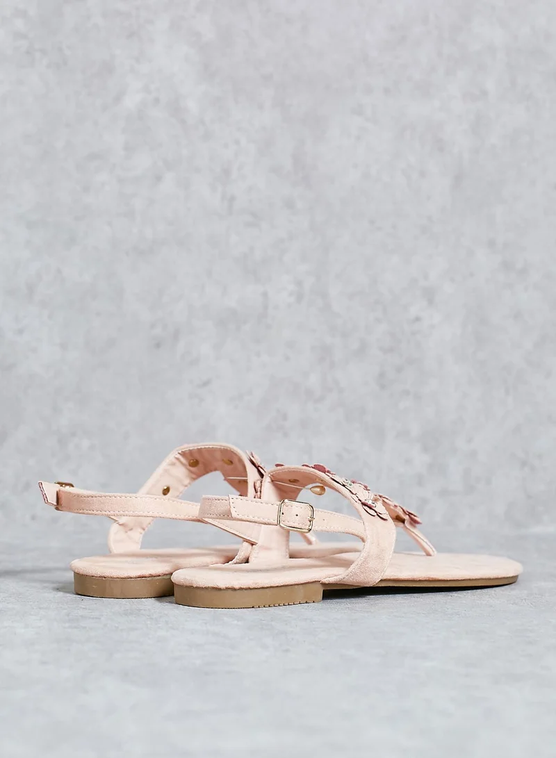 Girl Hood One Strap Flat Sandal