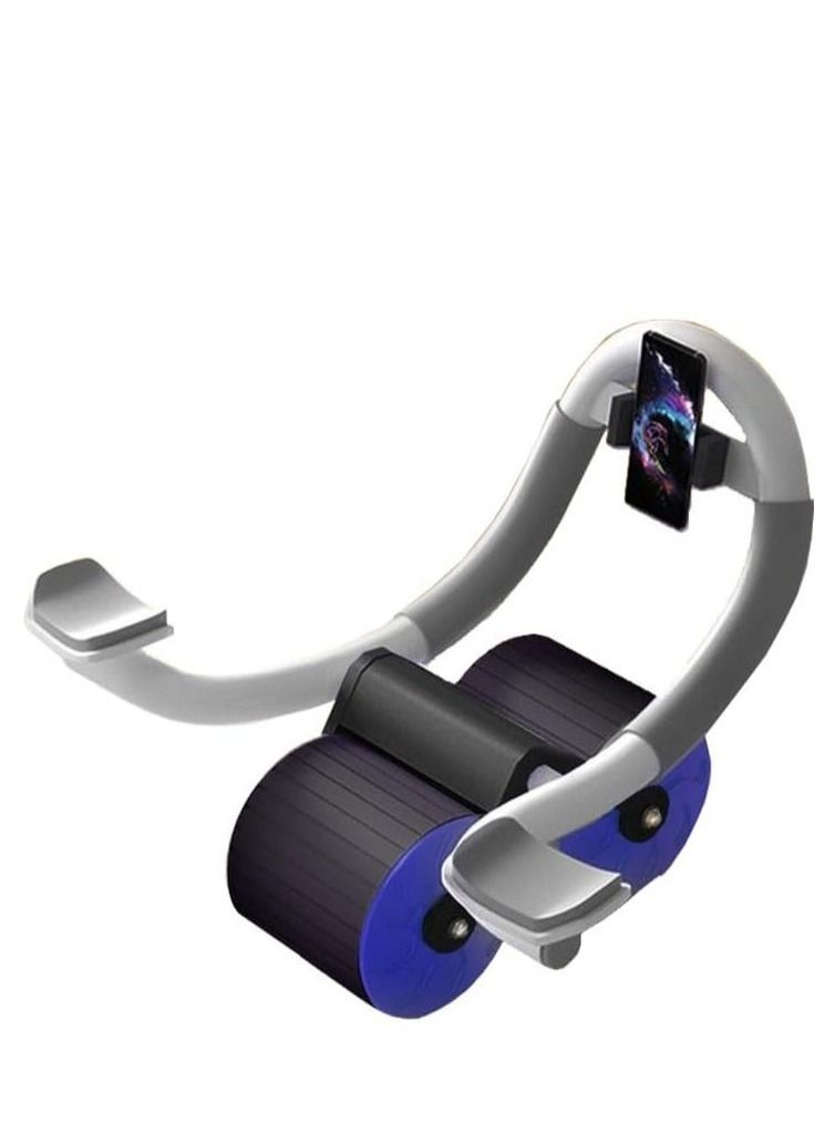 Generic - Exercise Wheels Ab Workout Equipment Abdominal Core Strength Training for Home Workouts with Elbow Support Timer Automatic Rebound Exercise Ab Wheel - Image 1