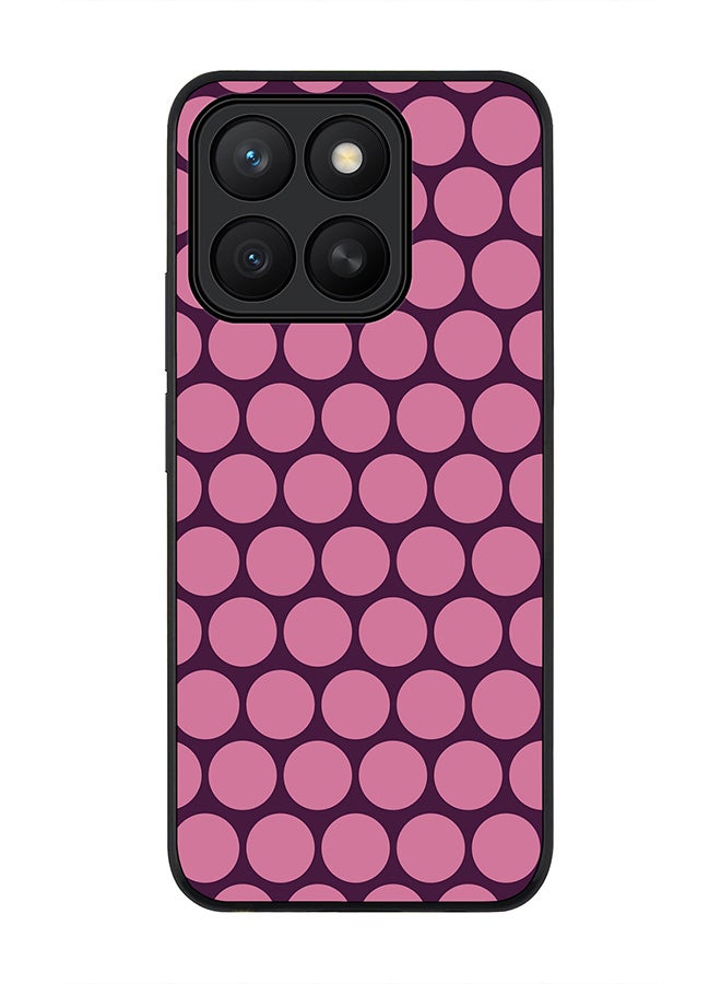 Stylizedd For Honor X8c Case,Slim fit Camera Protection, Shockproof Thin Phone cover  - Purple Honeycombs