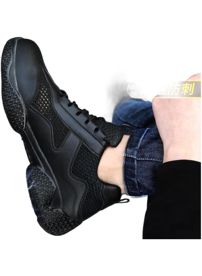 WELDON Safety Shoes For Men, Summer Breathable, Anti-Smashing, Puncture-Resistant, Wear-Resistant, 10Kv Insulated Work Safety Functional Shoes 2133T Size 46 - Image 3