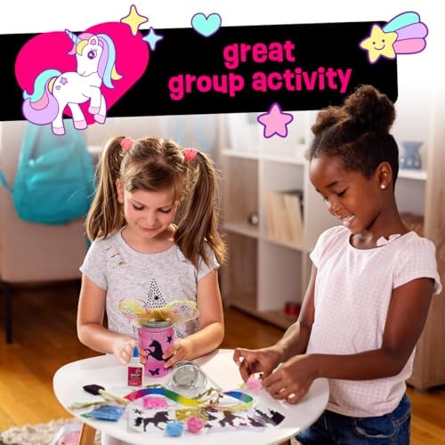WOOODLIFY Light-up Unicorn Fairy & Mermaid Lanterns Craft Kit – Christmas Gifts for 8 9 10 11 12 Year Old Girls - Creative Art Girl Toys 8-10 Years Old and Up - Craft Kits for Girls Ages 8-12 - Tween Gift Ideas - Image 5
