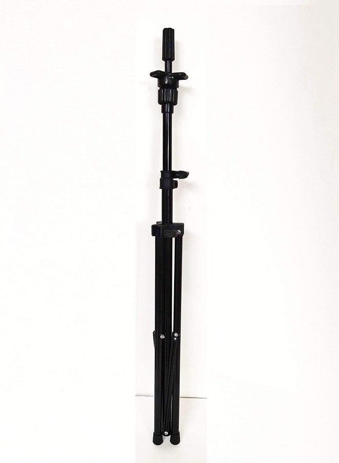 IAS IASAdjustable Hair Dummy Wig Mannequin Head Tripod Stand Manikin Hairdressing Training Head Stand Holder Metal Top with Pedal - Image 3