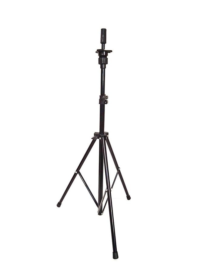 IAS IASAdjustable Hair Dummy Wig Mannequin Head Tripod Stand Manikin Hairdressing Training Head Stand Holder Metal Top with Pedal - Image 2