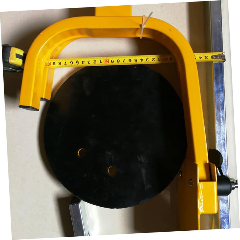 Tri Fork Parking Wheel Lock Anti Theft Tire Chock Heavy Duty For Cars SUVs Trucks Yellow - Image 5